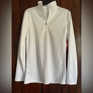 Women’s small golf/ tennis three quarter zip